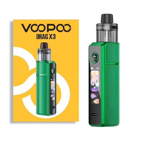 Voopoo Drag X3 Kit | VOOPOO PnP X Coil PNP-X Coils & DTL Pods I Moss Green